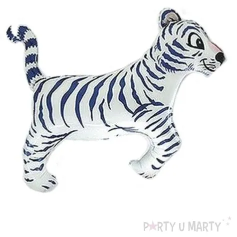 balon foliowy tygrys bialy flexmetal 14 shp