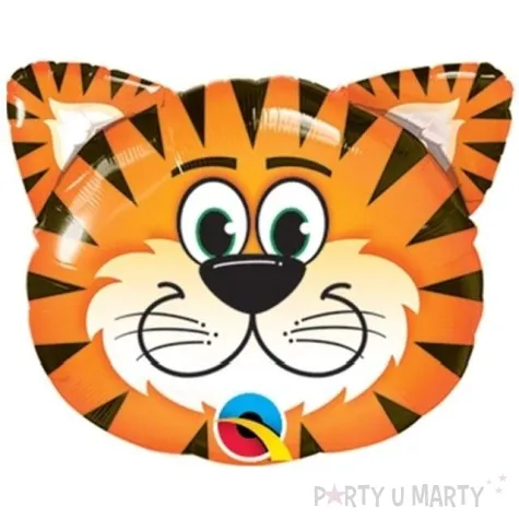 balon foliowy tygrys glowa qualatex 14 shp