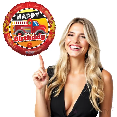 balon foliowy urodzinowa straz pozarna grabo 18 rnd