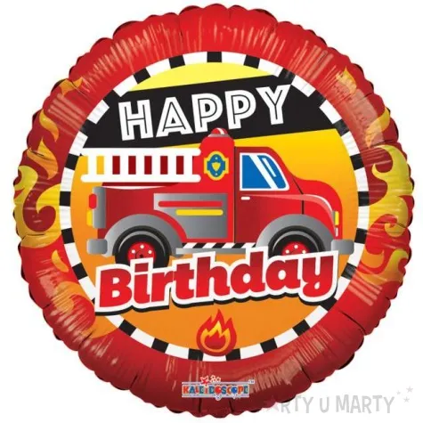 balon foliowy urodzinowa straz pozarna grabo 18 rnd