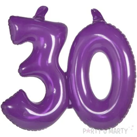 balon foliowy urodziny 30 fioletowy folat 14 dgt