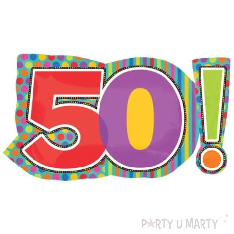 balon foliowy urodziny 50 amscan 29 shp