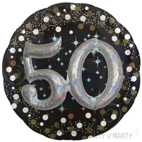 balon foliowy urodziny 50 amscan 36 rnd