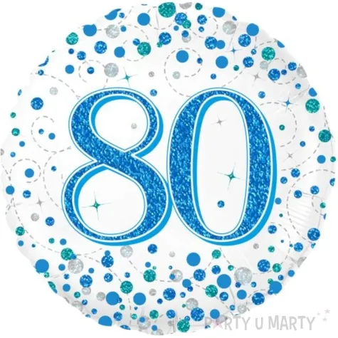 balon foliowy urodziny 80 oaktree 18 rnd