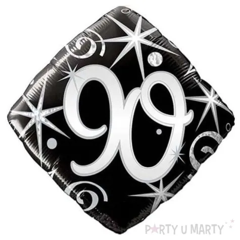 balon foliowy urodziny 90 qualatex 18 sqr