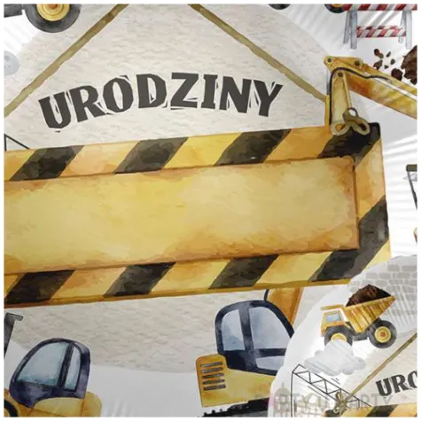 balon foliowy urodziny budowa personalizacja premioloon 17 rnd