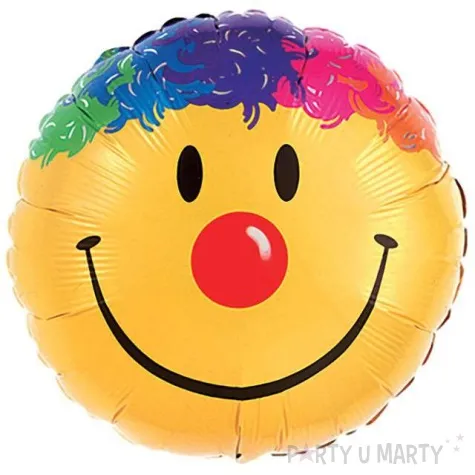 balon foliowy usmiech klauna qualatex 36 rnd