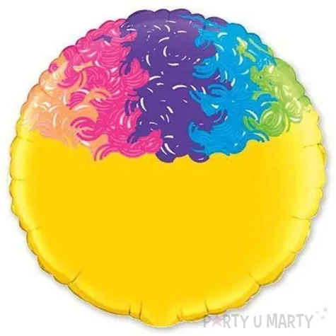 balon foliowy usmiech klauna qualatex 36 rnd