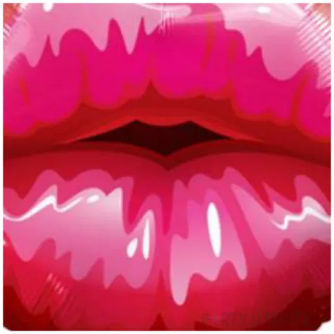 balon foliowy usta calus rozowy top ten 29 shp