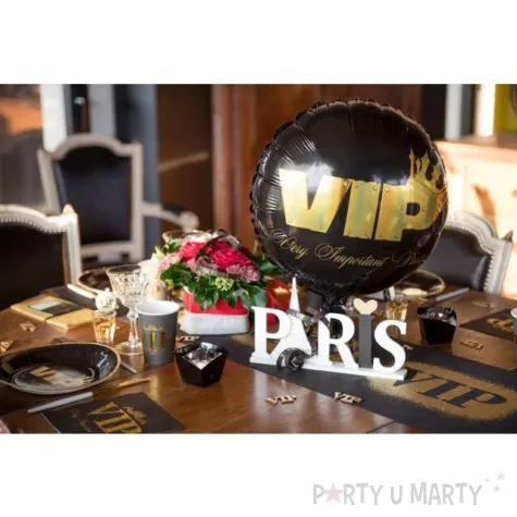 balon foliowy vip very important party czarno zloty santex 18 rnd