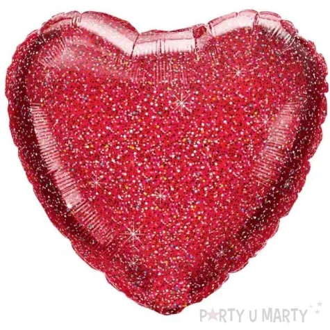 balon foliowy walentynkowe serce czerwony qualatex 18 hrt