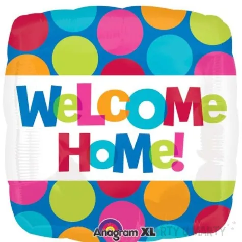 balon foliowy welcome home amscan 18 sqr