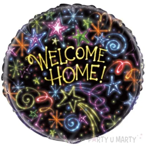 balon foliowy welcome home unique 18 rnd
