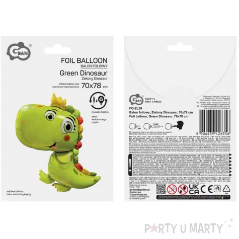 balon foliowy wesoly dinozaur godan 31 shp