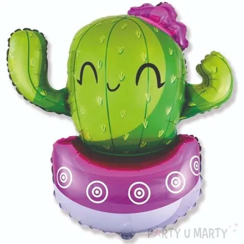 balon foliowy wesoly kaktus rozowy godan 24 shp