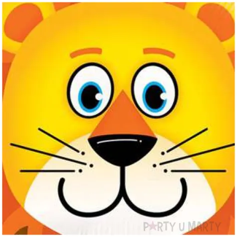 balon foliowy wesoly lew qualatex 14 shp