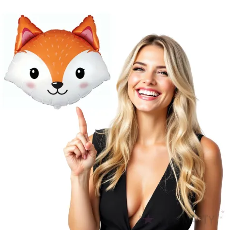 balon foliowy wesoly rudy lisek flexmetal 24 shp