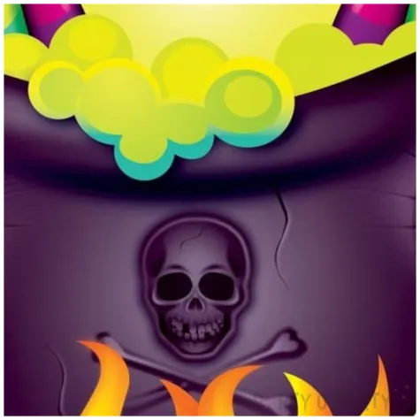 balon foliowy wiedzma w kotle qualatex 40 shp