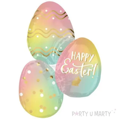 balon foliowy wielkanoc jajka amscan zestaw