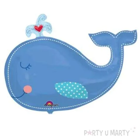 balon foliowy wieloryb amscan 34 shp