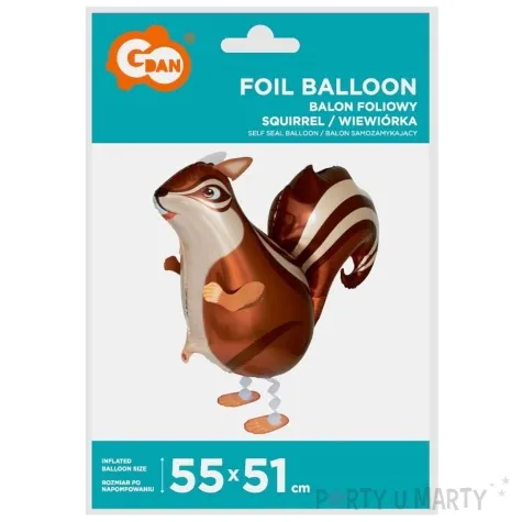 balon foliowy wiewiorka godan 22 awk