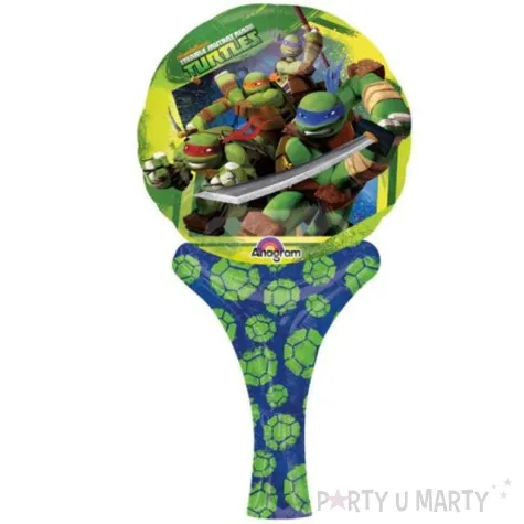 balon foliowy wojownicze zolwie ninja zielony amscan 12 hnd