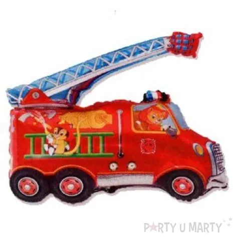 balon foliowy woz strazacki czerwony flexmetal 14 shp