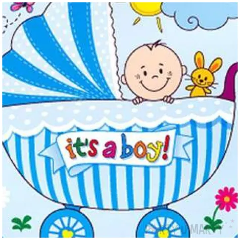 balon foliowy wozek dla chlopca niebieski flexmetal 18 rnd