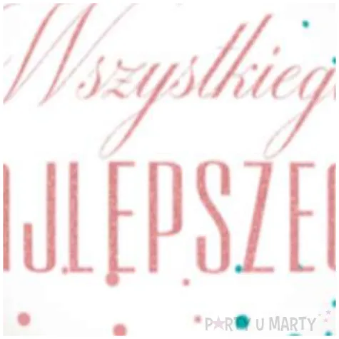 balon foliowy wszystkiego najlepszego holograficzny grabo 18