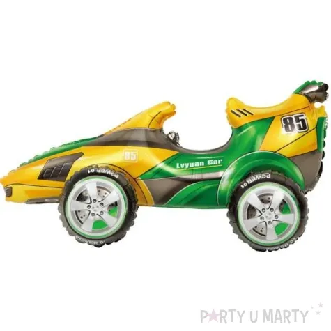 balon foliowy wyscigowka zolto zielony partypal 28 shp