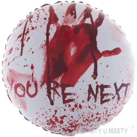 balon foliowy you are next krwawe slady funny fashion 18 rnd