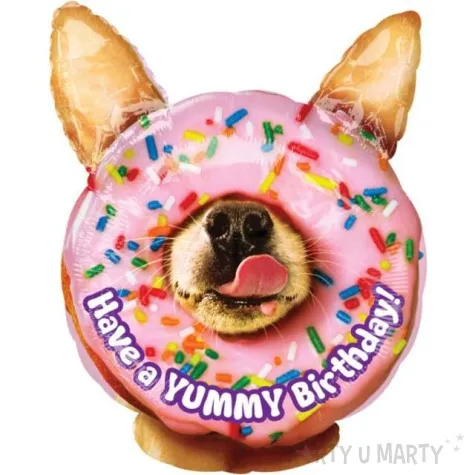 balon foliowy yummy birthday piesek amscan 18 shp