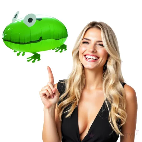 balon foliowy zaba zielony top ten 22 awk