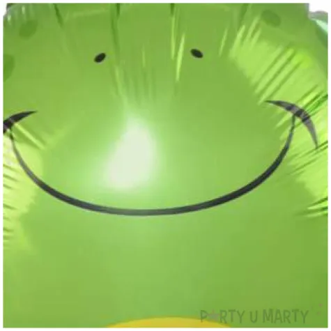 balon foliowy zabka zielony arpex 8 shp