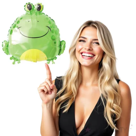 balon foliowy zabka zielony top ten 15 shp