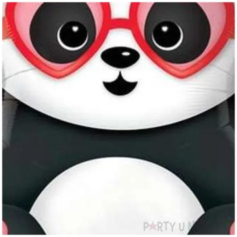 balon foliowy zakochana panda qualatex 32 shp