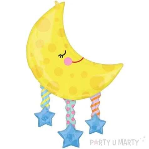balon foliowy zaspany ksiezyc xxl amscan 38 shp