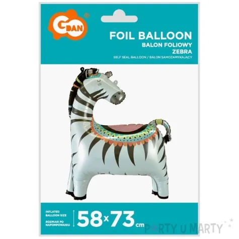 balon foliowy zebra godan 29 shp