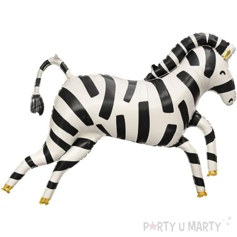 balon foliowy zebra partydeco 45 shp