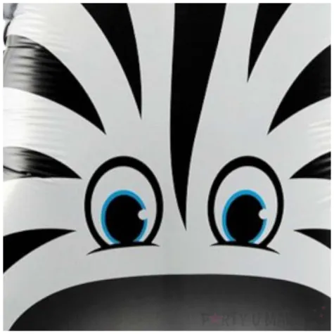 balon foliowy zebra top ten 16 shp