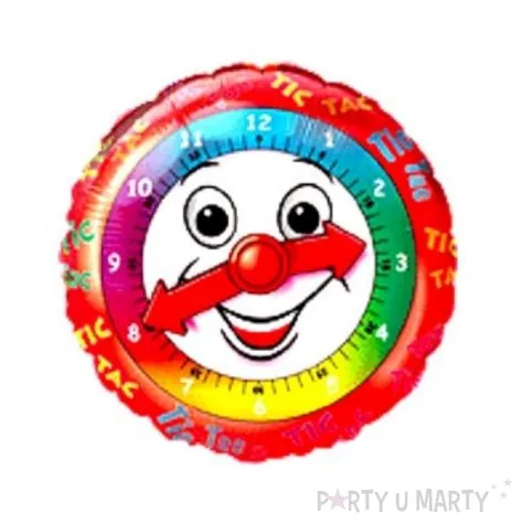 balon foliowy zegar flexmetal 18 rnd