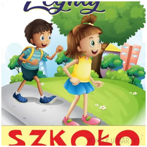 balon foliowy zegnaj szkolo bialy 18 rnd