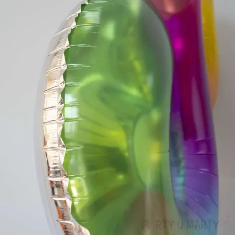 balon foliowy zelek cyfra 8 teczowy partypal 40 dgt