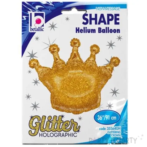 balon foliowy zlota korona holo grabo 36 shp