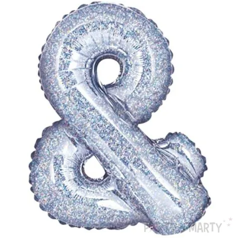 balon foliowy znak and 14 partydeco holograficzny