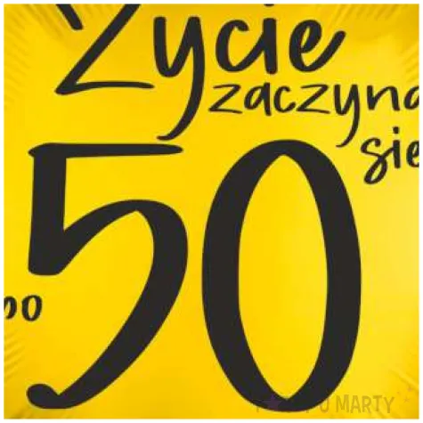 balon foliowy zycie zaczyna sie po 50 zloty 18 rnd