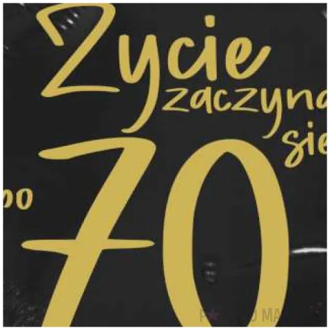 balon foliowy zycie zaczyna sie po 70 czarny 18 rnd