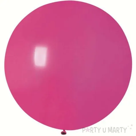 balon g220 pastel olbrzym 80 cm rozowy ciemny gemar 31