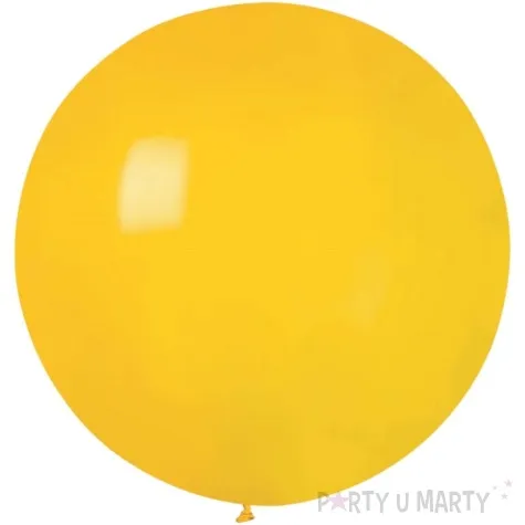 balon g220 pastel olbrzym 80 cm zolty gemar 31
