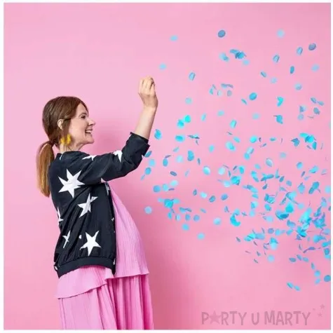 balon gender reval boy or girl chlopiec czarny partydeco 100 cm